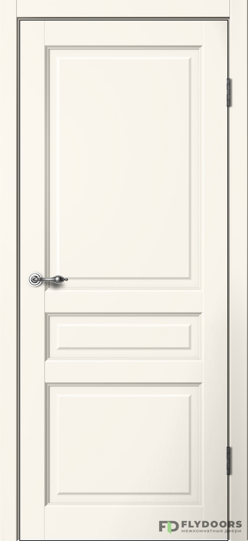 Межкомнатная дверь Classic C03 ПГ Ваниль эмалит