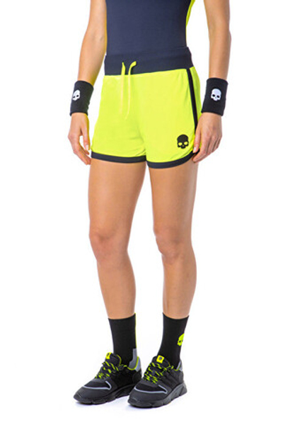 Женские Шорты теннисные Hydrogen Tech Shorts Woman - fluo yellow