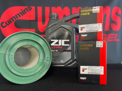 Комплект для ТО с маслом ZIC X7 и низким воздушным фильтром Газель Cummins ISF 2.8