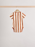 Боди с коротким рукавом для малышей Next E93-287, 3 шт., Бежевый, Мятный, Голубой