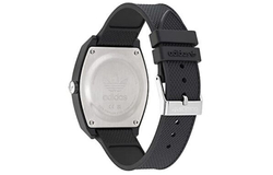 Adidas Originals STREET Wrist Watch Quartz Movement Resin Strap 38mm Black Dial Unisex 50m Water Resistant