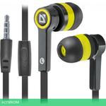 Наушники Defender Pulse-420 Black/Yellow (63421)