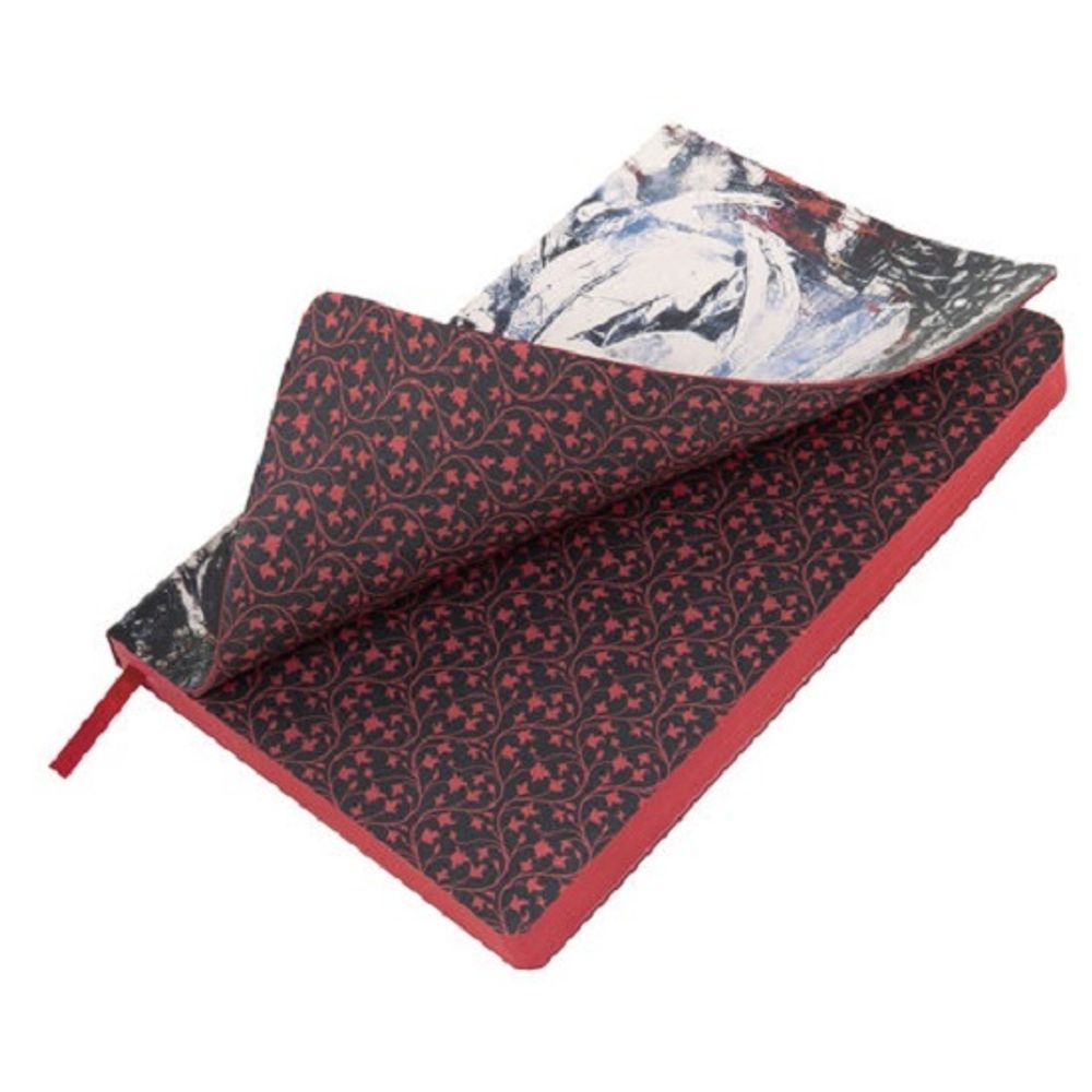 Ежедневник недатированный Brauberg Extravagance, А5, 136л, черно-красный