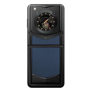 Vertu Ironflip джентльменский синий (кожа теленка)