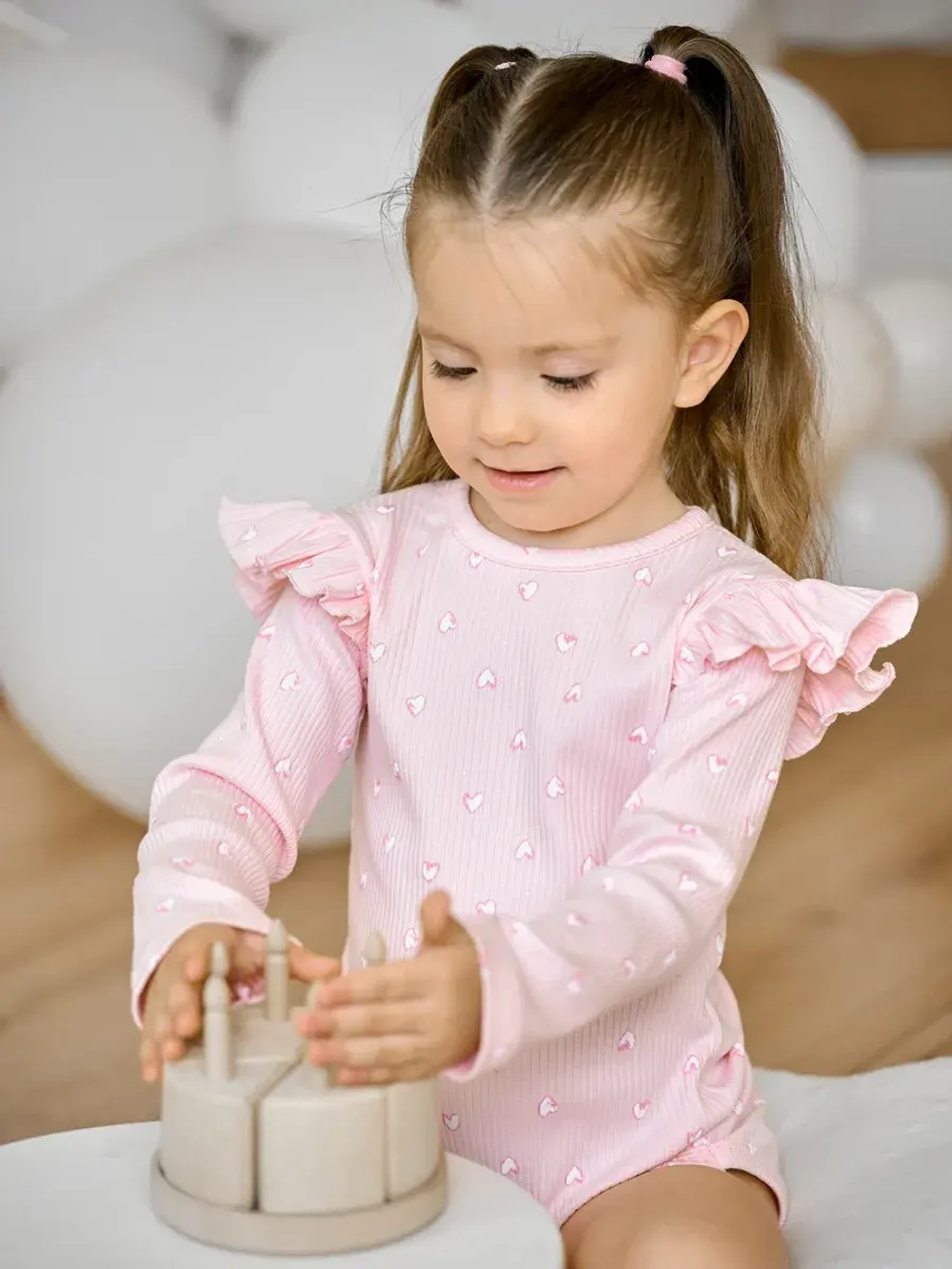 Боди с длинным рукавом