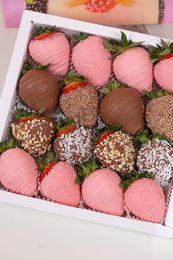 Клубника в шоколаде. Премиальный Бельгийский шоколад Callebaut.