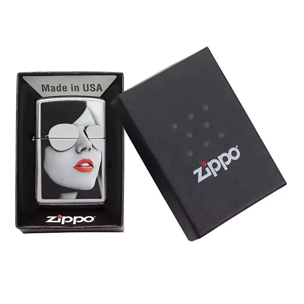 Зажигалка Zippo 28274 Golden Design, Polish Chrome