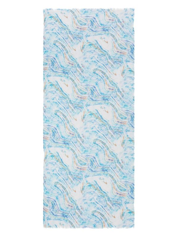 Палантин LG11-575-11, голубой