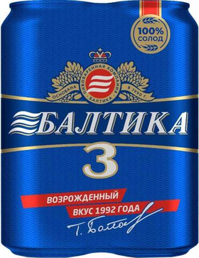 Балтика 3 КЛАССИЧЕСКОЕ 0,45/24 ЖБ