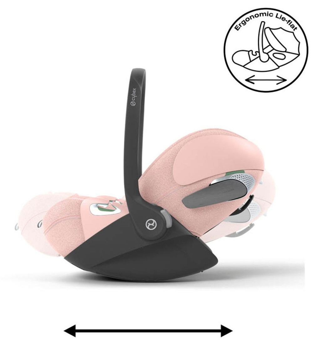 Коляска Cybex Priam IV Rosegold complete Cloud T Peach Pink Plus Base T 3 в 1 Off White
