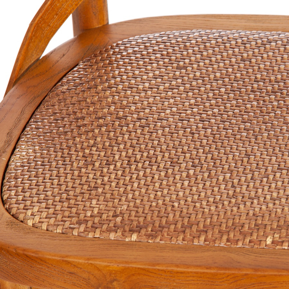 Стул CROSS BAR (mod.CE6002) дерево вяз, 49.5*52.5*117, Груша (№3)