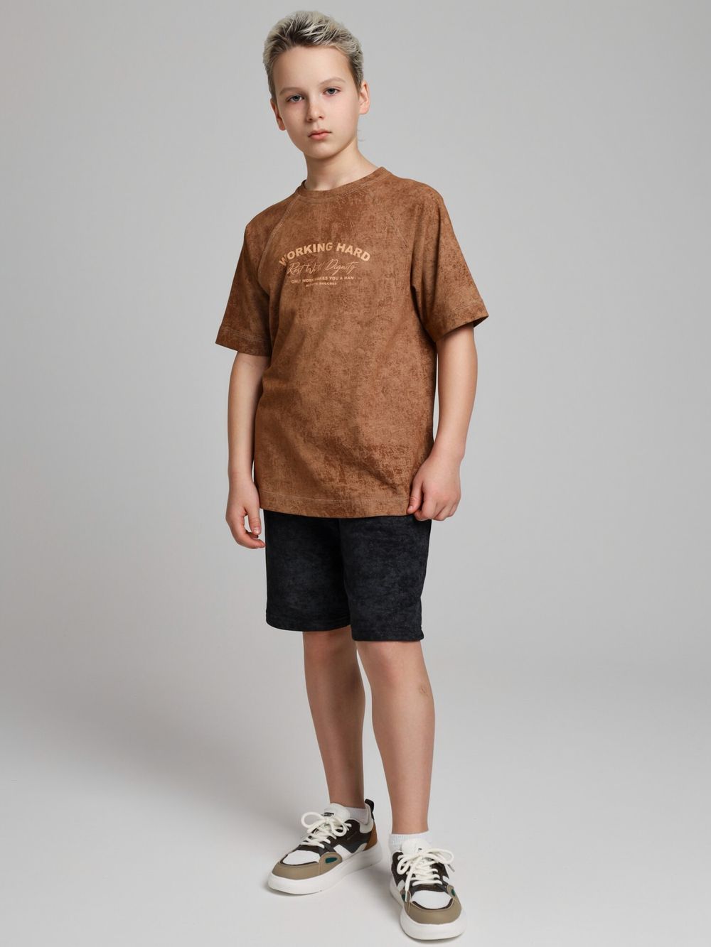 Фуфайка для мальчика Сидней-2 Виотекс КОРИЧНЕВЫЙ