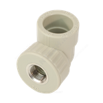 Угольник PP-R комбинированный серый Дн 20х1/2" ВР VALFEX 10125020Г