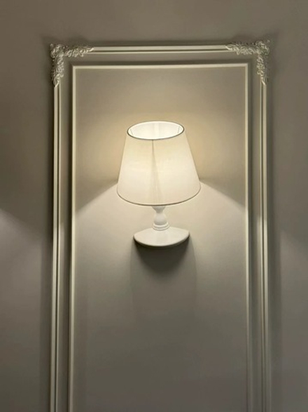 Wall design lamp Titaniс by Charles Trevelyan (white)
