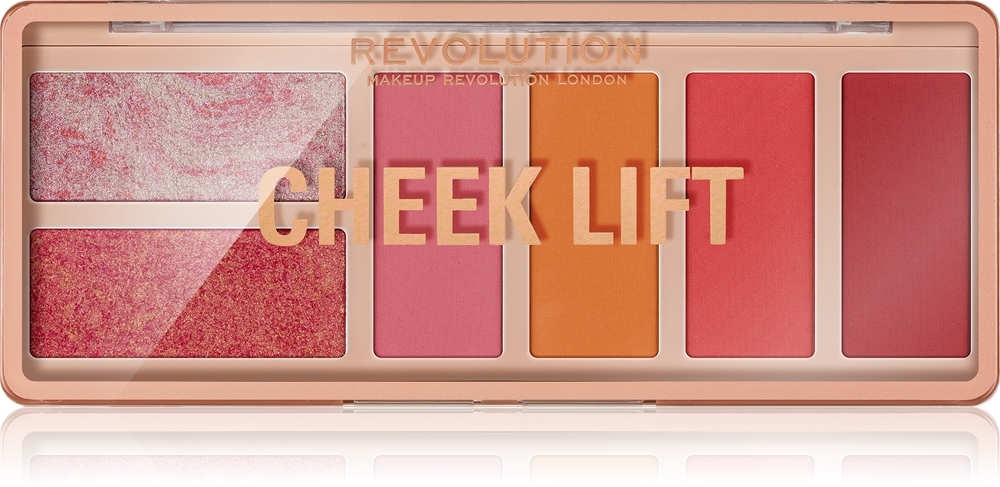 Makeup Revolution Cheek Lift - розовая палитра, 6× 1,8 g