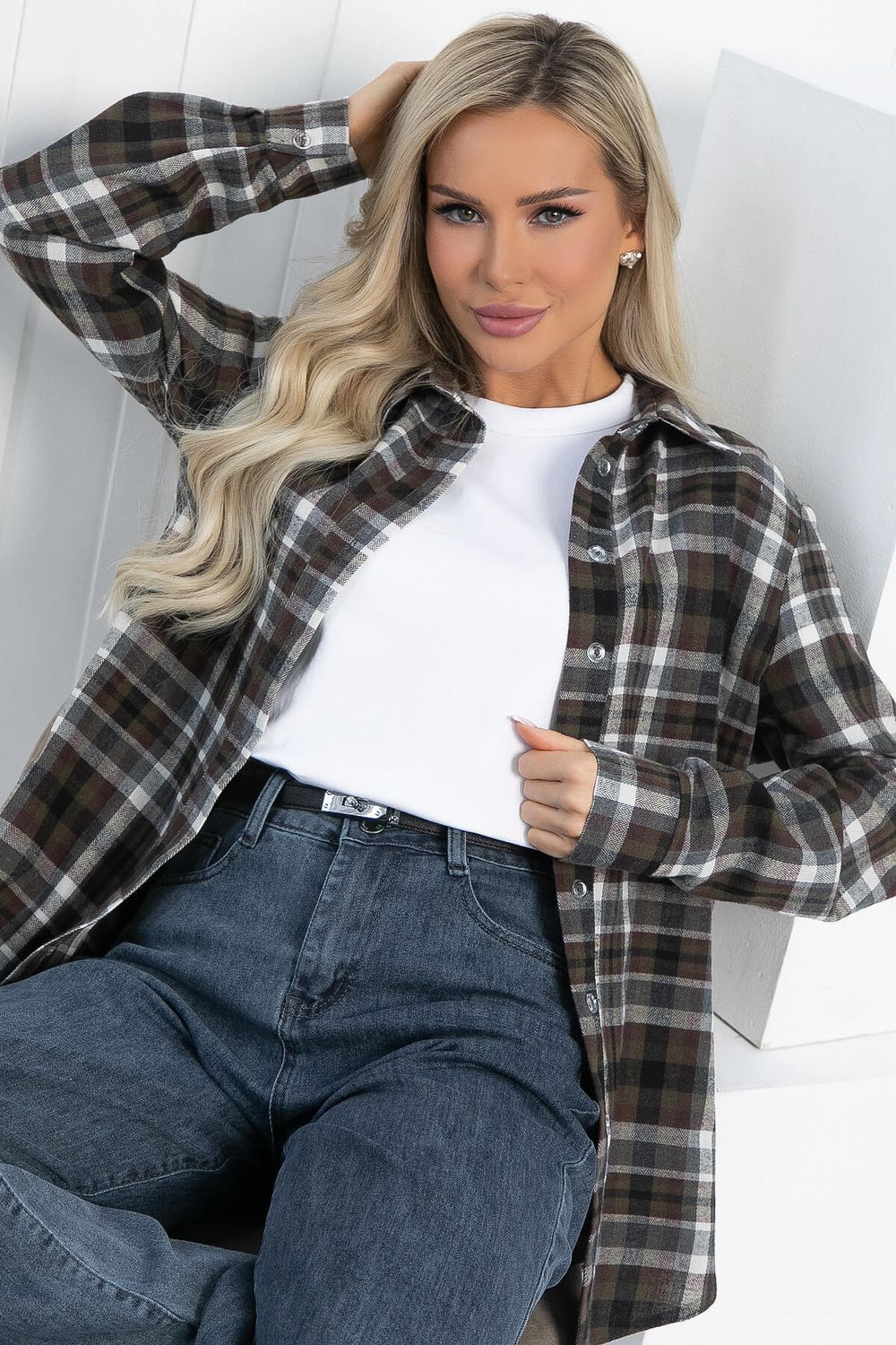 Рубашка Денни НЬЮ (коричневая) Б12865-7М LT Collection