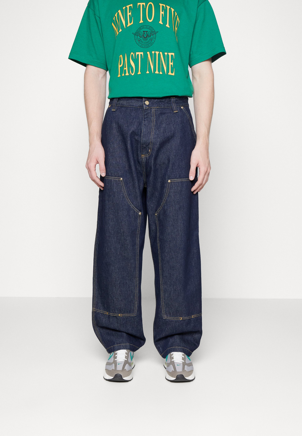 Carhartt WIP NASH PANT SMITH - Джинсы свободного покроя - Синий