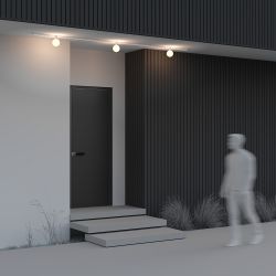 Трековый однофазный уличный светодиодный светильник Maytoni Elasity IP   O-TR01-1-S-9WW3K