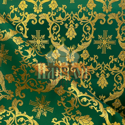 Парча "Софийский" зелёная