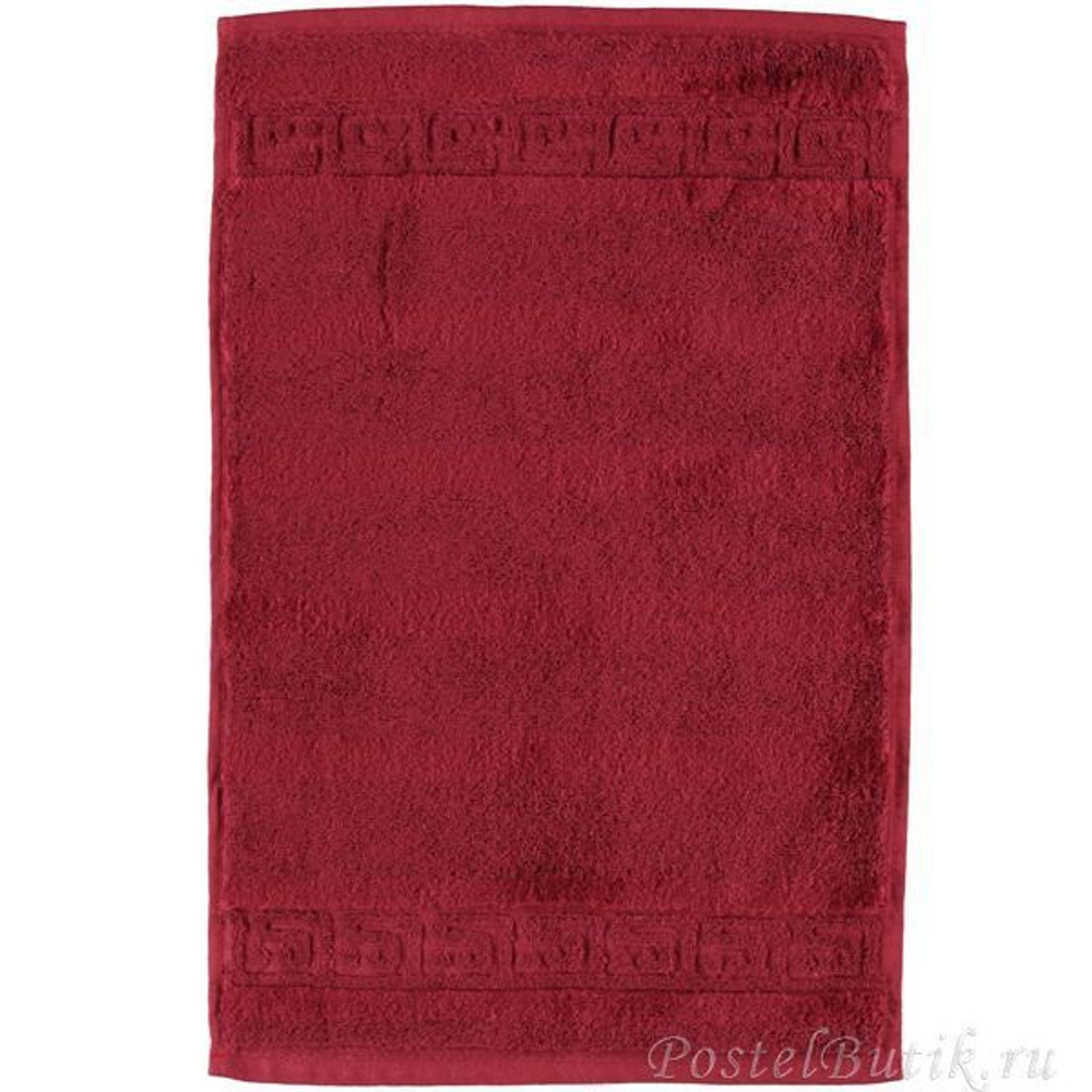 Полотенце 80х160 Cawo Noblesse 1001 темно-бордовое