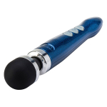 Синий беспроводной вибратор-вонд 28см Doxy Die Cast 3R Massage Wand Blue Flame