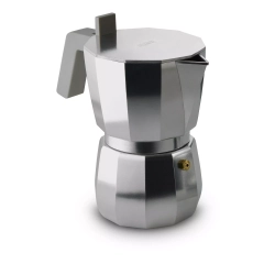 Alessi - Алюминиевая Турка кофеварка  Moka на 6 чашек. / артикул   DC06/6  / GTIN 8003299434992