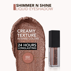 flormar Shimmer & Shine Liquid Shadow - глянцевые жидкие тени для век, 4,5 ml