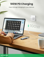 USB-хаб Ugreen CM195-70411 Space Gray (70411)