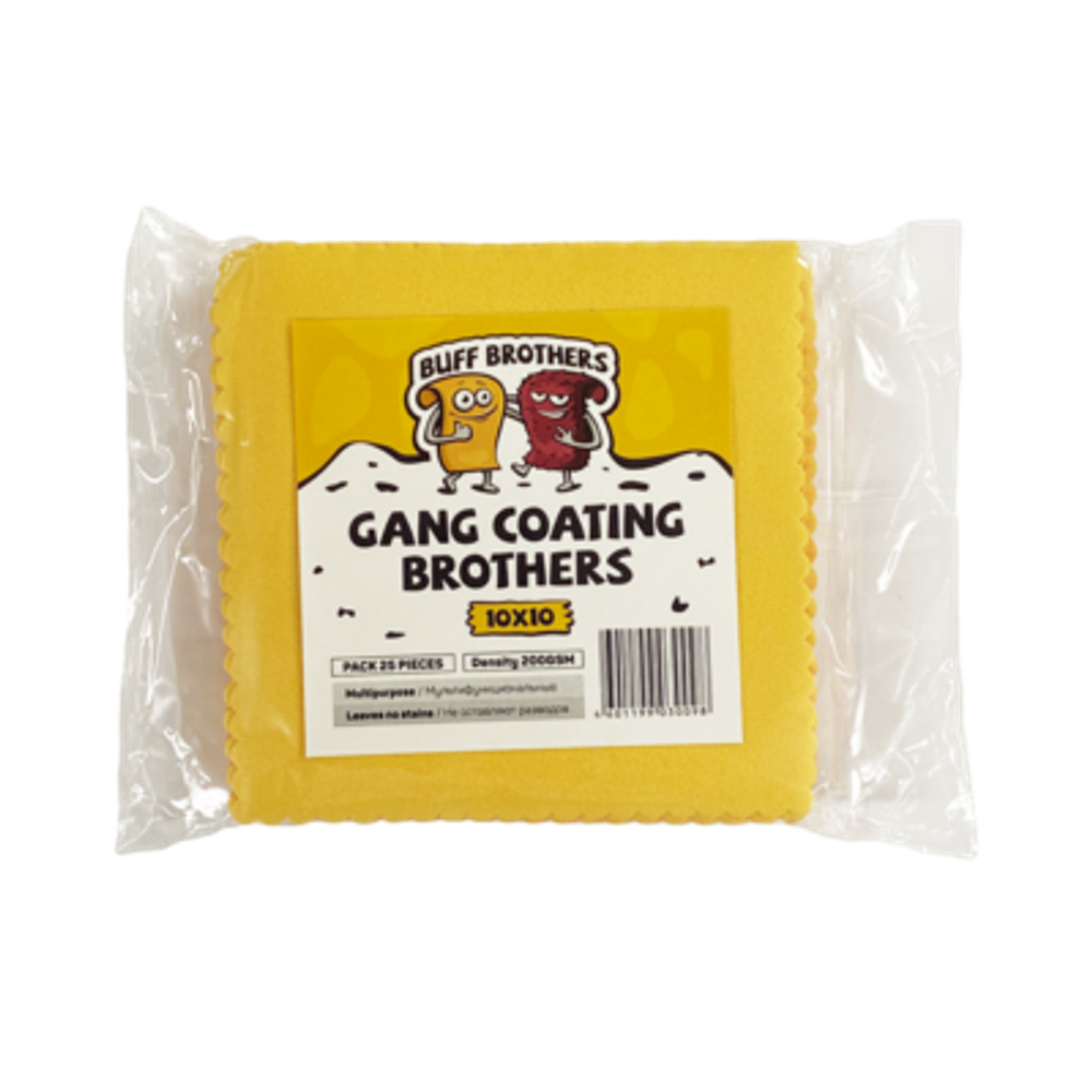 BUFF BROTHERS GANG COATING BROTHERS SET Комплект микрофибр для нанесения составов 10x10