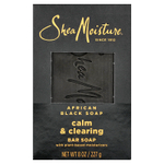 SheaMoisture, африканское черное кусковое мыло, с увлажняющими компонентами на растительной основе, 227 г (8 унций)