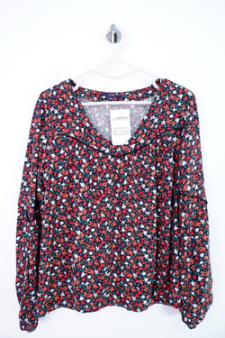 Блузка Kiabi цветочная, маркировка S, визуально 44 размер