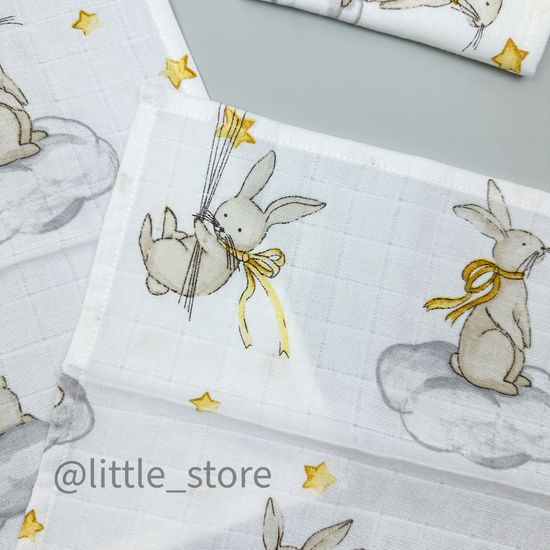 Комплект муслиновый, Кролики