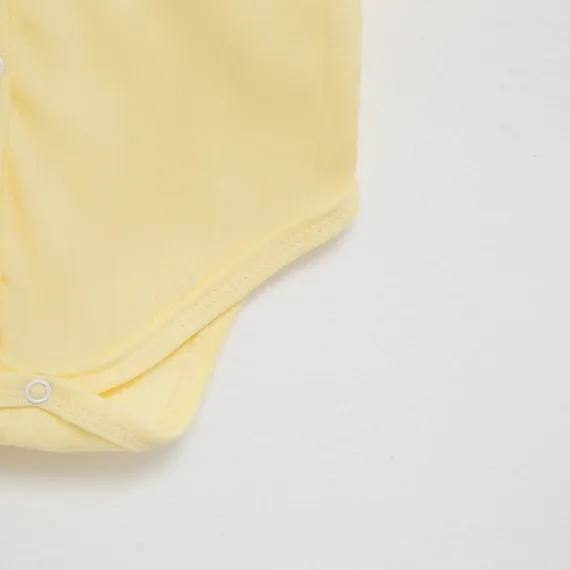 Боди детское, цвет желтый, рост 62 см