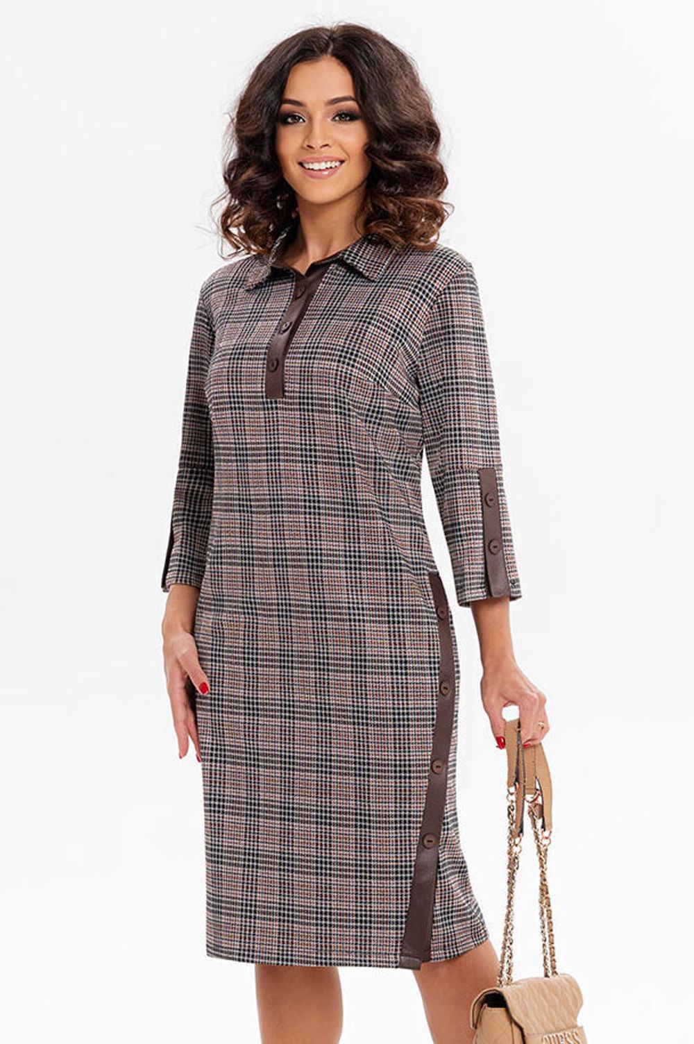 Платье Миллисента (50-56) Serenada шоколадный (Акция)