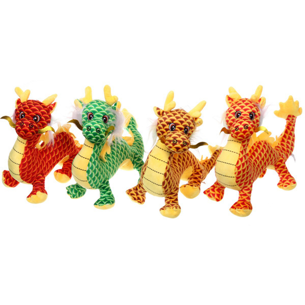 Мягкая игрушка «Дракон Джек» 25*34 см, микс