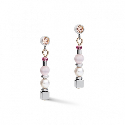 Серьги Coeur de Lion Coeur de Lion Lilac-Beige 5045/21-0836