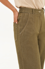 31188 Джинсы женские (оливковый джинс)