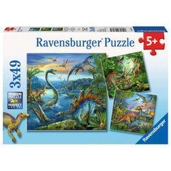 Ravensburger - Очарование с динозаврами 3х49 шт. 093175 / артикул   093175  / GTIN 4005556093175