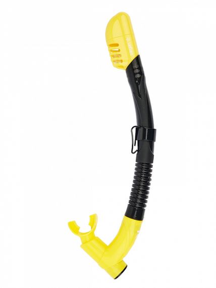 Набор детский маска+трубка в сумке Sargan Панорама-А kids черный/желтый