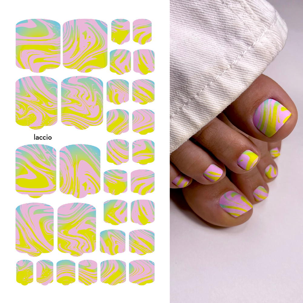 Плёнки для педикюра by provocative nails laccio