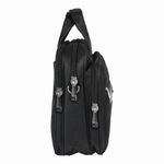 Сумка деловая BRAUBERG с отделением для ноутбука 15,6", "Quantum", 2 отделения, черная, 41х31х15 см, 240508