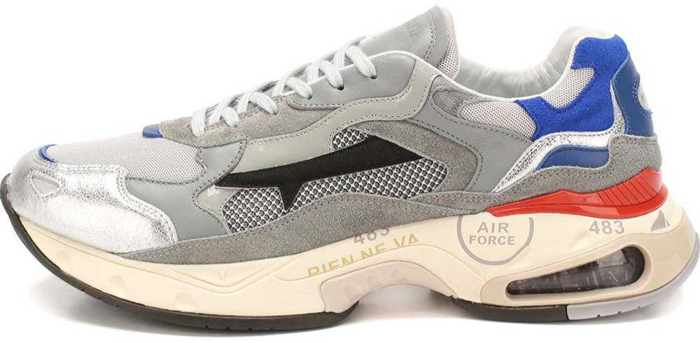 Premiata Sharky 043 Серебристые с синим