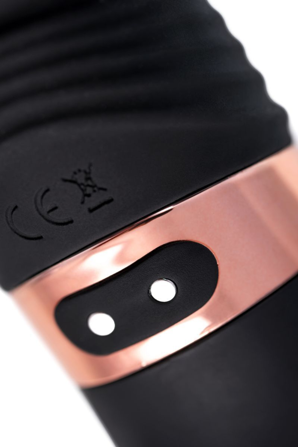 Черный вибратор Waname D-Splash Hurricane с ребрышками - 22,5 см. (Цвет: черный)