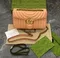 Сумка через плечо Gucci GG Marmont с матовой отделкой персиковый