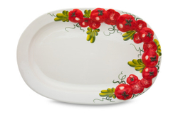 Блюдо овальное 43х30см Edelweiss Томаты