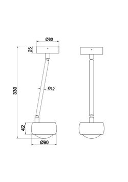Потолочный светильник Maytoni Lens MOD072CL-L8B3K