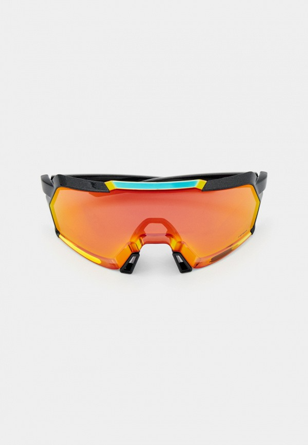 Спортивные очки 100% Korbin / Gloss Metallic Black / HiPER Red Multilayer Mirror