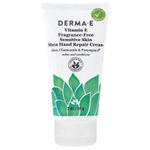 DERMA E, восстанавливающий крем для рук с маслом ши, для чувствительной кожи, без отдушки, 56 г (2 унции)