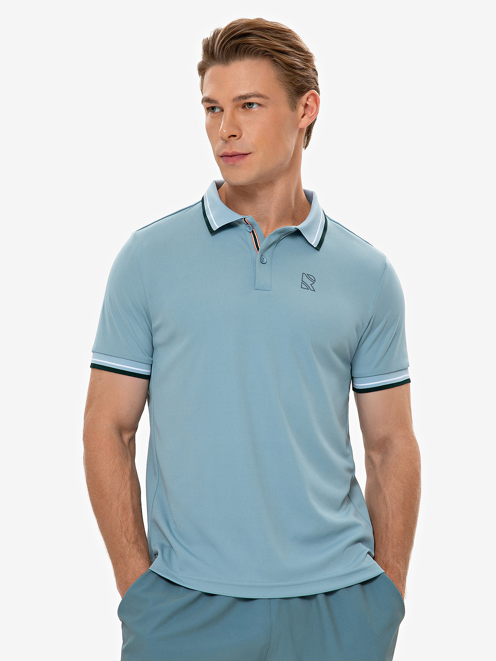 Поло мужское Deporte, Dusty Blue