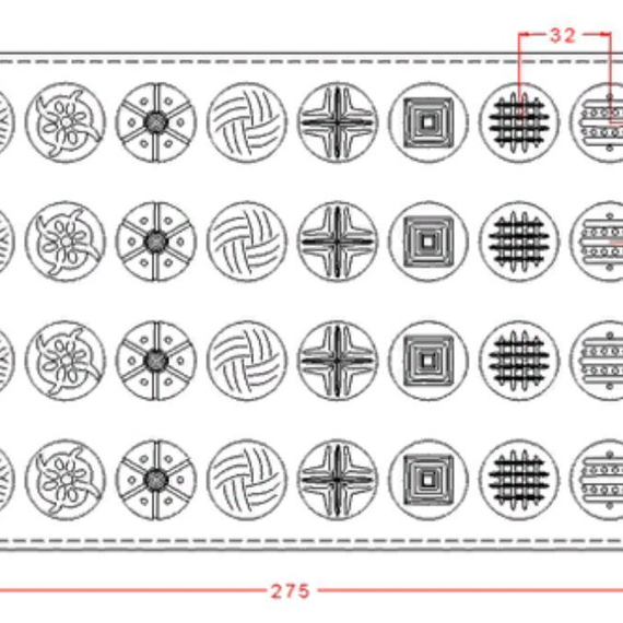 82 | Форма для шоколадных изделий (275*175 мм)